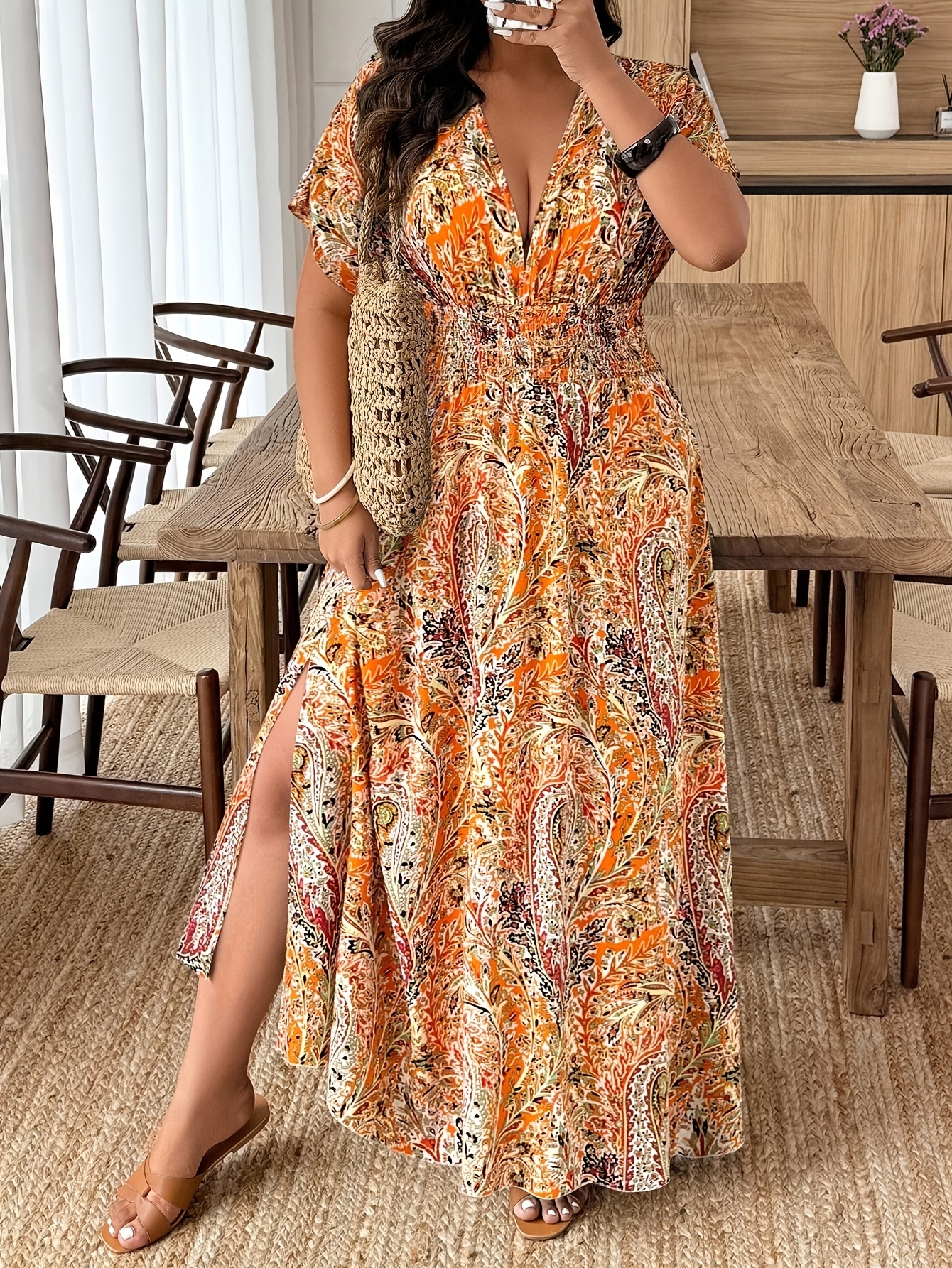chinese dress ladies Grey Linen Cotton Tunic Dress – Women’s Loose Fit Long Sleeve Casual Dress 0783 Grey / Xs main image 0