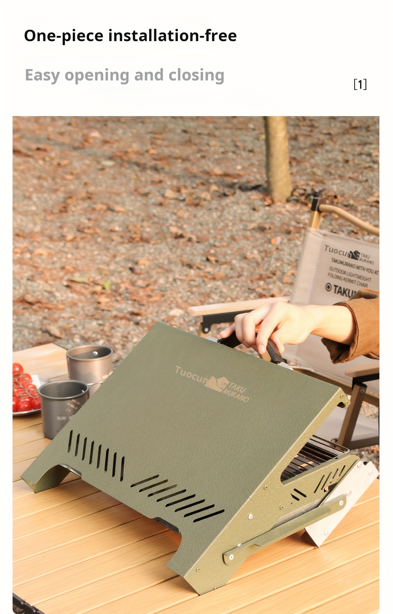 Barbecue Grill Outdoor Grill Household Portable Folding Skewers Barbecue Stove Camping Charcoal Carbon Grill