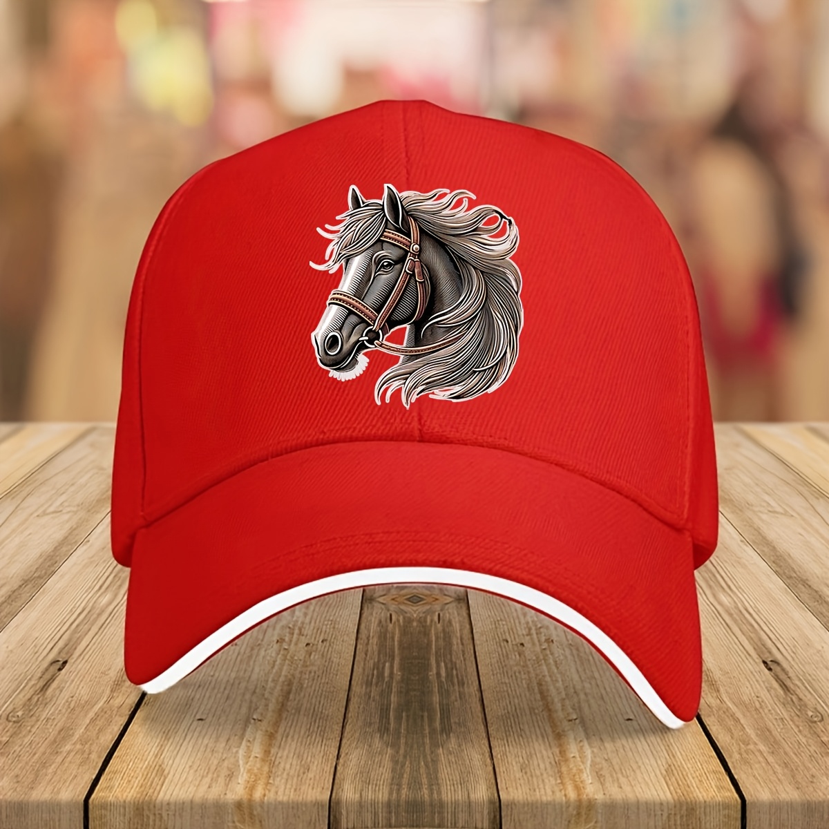 TEMU A Vintage-style Baseball Cap With A , Lightweight, , And Hand-washed Or Dry-cleaned, 24inch Baseball Cap