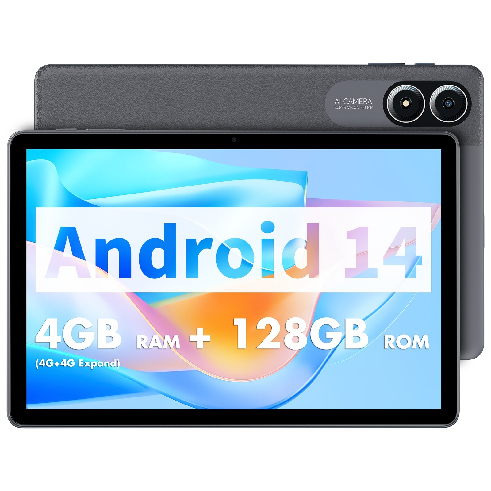 TEMU 11-inch 14 Business Tablet With 8gb (4gb+4gb Expandable) , 128gb Rom Expandable To 1tb With , 5g Wifi, -core Processor, Wireless, 8mp Camera, Hd Touchscreen 1280*800, 8000mah Battery, Gms
