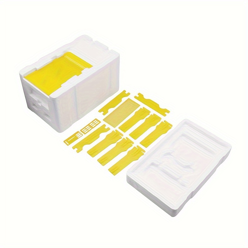 E-shop Tragbare Mini-Bienenstock-Nuc-Box - Königinnenpaarung & Zucht, Einfach zu verwendender Schaumbienenstock für
