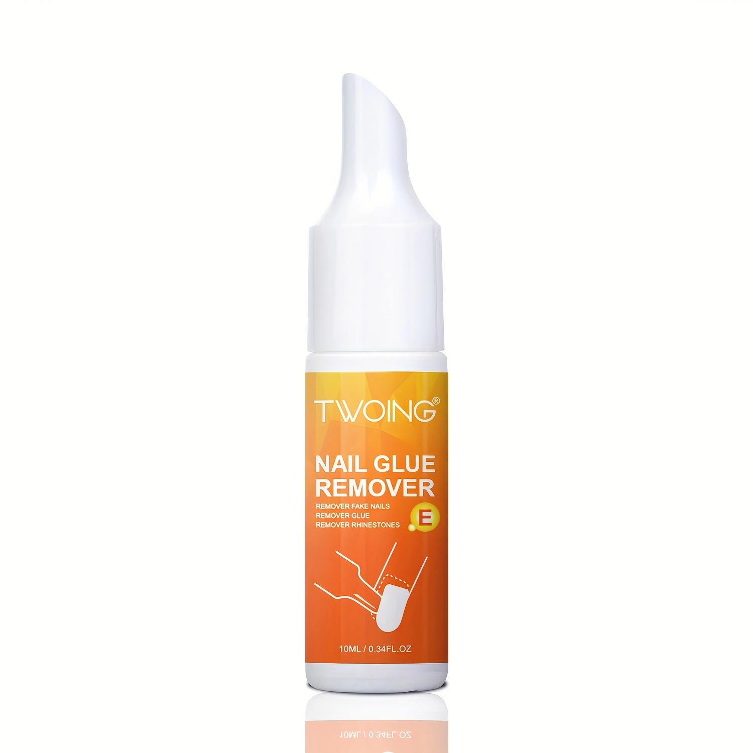 Suitable For Fake Nails Nail Glue Remover, Quick Dissolving Adhesive Remover, Easy To Remove Acrylic Nails And Press-on Nails With Rhinestone - Convenient Pry Cover, Contains Vitamin E