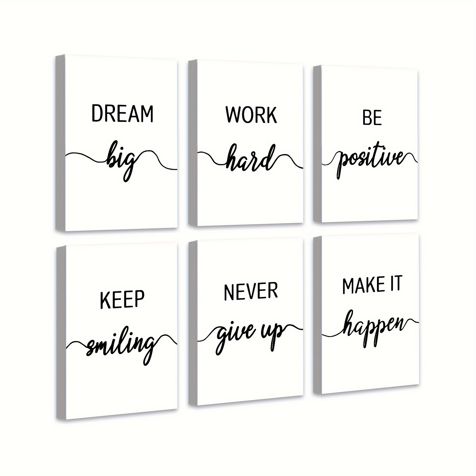 

Inspirational Wall Decor Motivational Office Wall Art Encouraging Quotes Canvas Posters