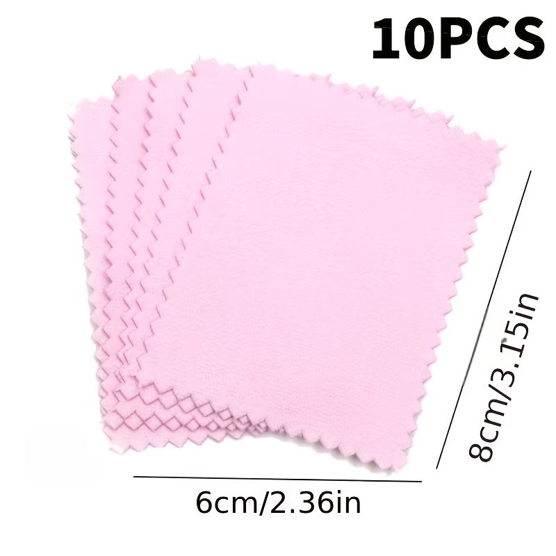 10pcs Polishing Cloth Pack for Jewellery Cleaning
