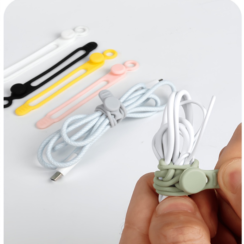 10/20pcs Multi-Functional Reusable Cable Ties for Wire Management