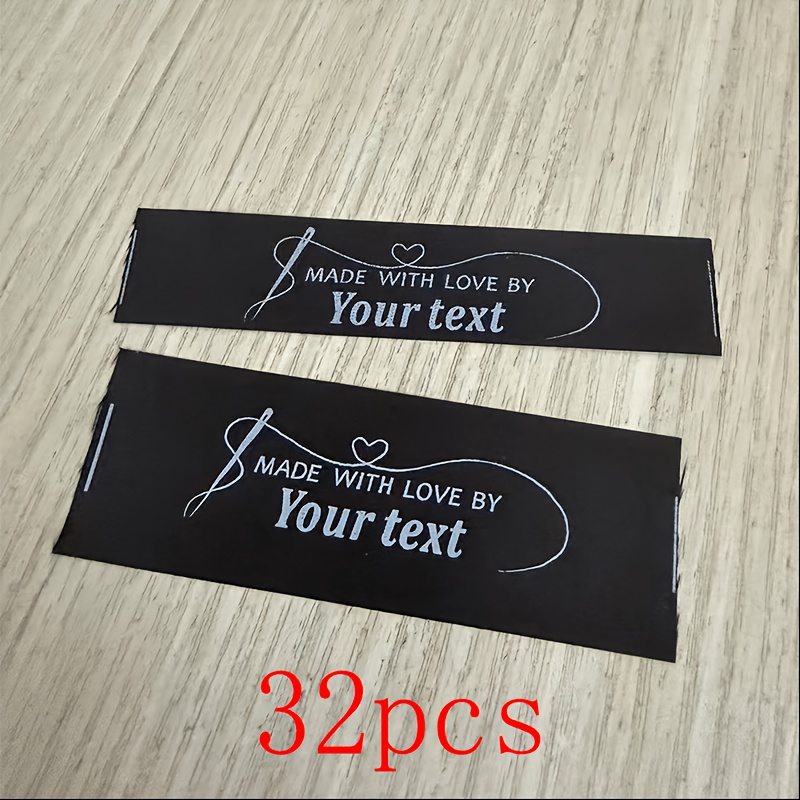 TEMU 32pcs Custom Personalized Labels Suitable For Name Tags, Address Labels, Product Tags - & Small Size Options, Labeling For Office,, Events - Add
