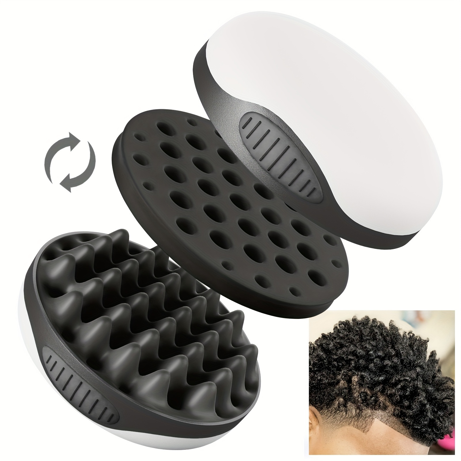 

KOUPA Rouleaux de cheveux en unisexe adultes - Peigne à ondulation double- amovible cheveux et bouclés, à nettoyer, ergonomique la , et les - 1 pièce