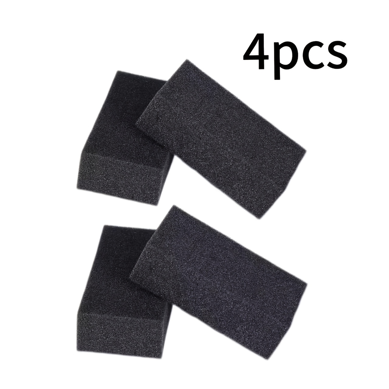 TEMU 4pcs Sponge Brushes For And Sweeping Hair, Sponge Pads For Haircut Tools, Salon Use