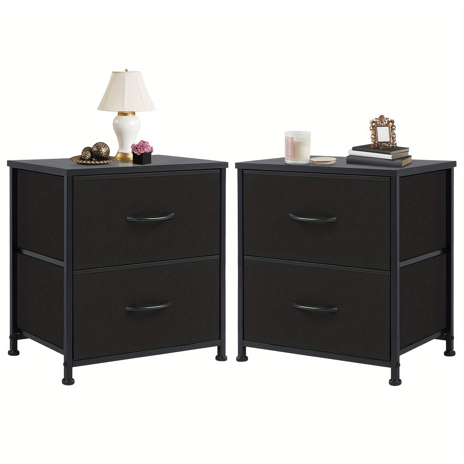 

Small Nightstand Set Of 2 2 Drawers End Table Table For , For , Bed Side Table