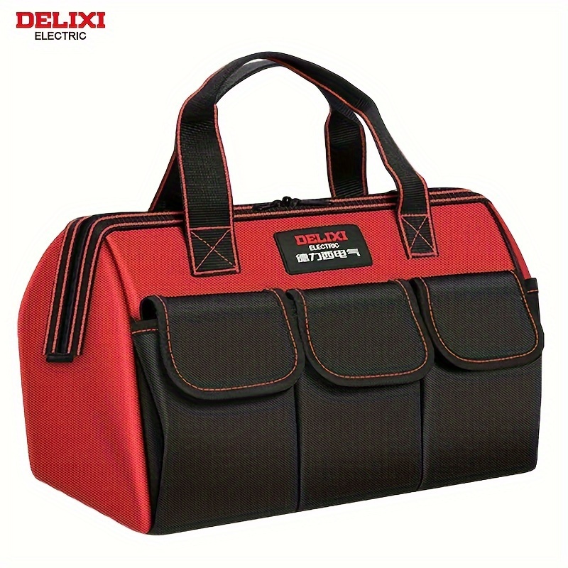 

Delixi Electric Tool Bag Multi-pocket Multi-function Portable Storage Bag Oxford Cloth Thickened