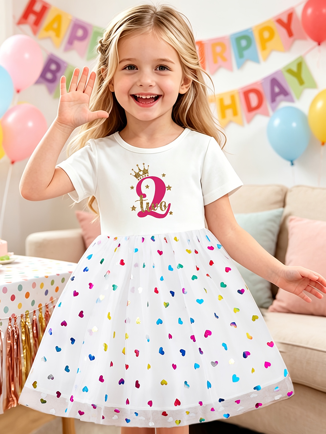 2 years girl party dress sold on Temu Canada
