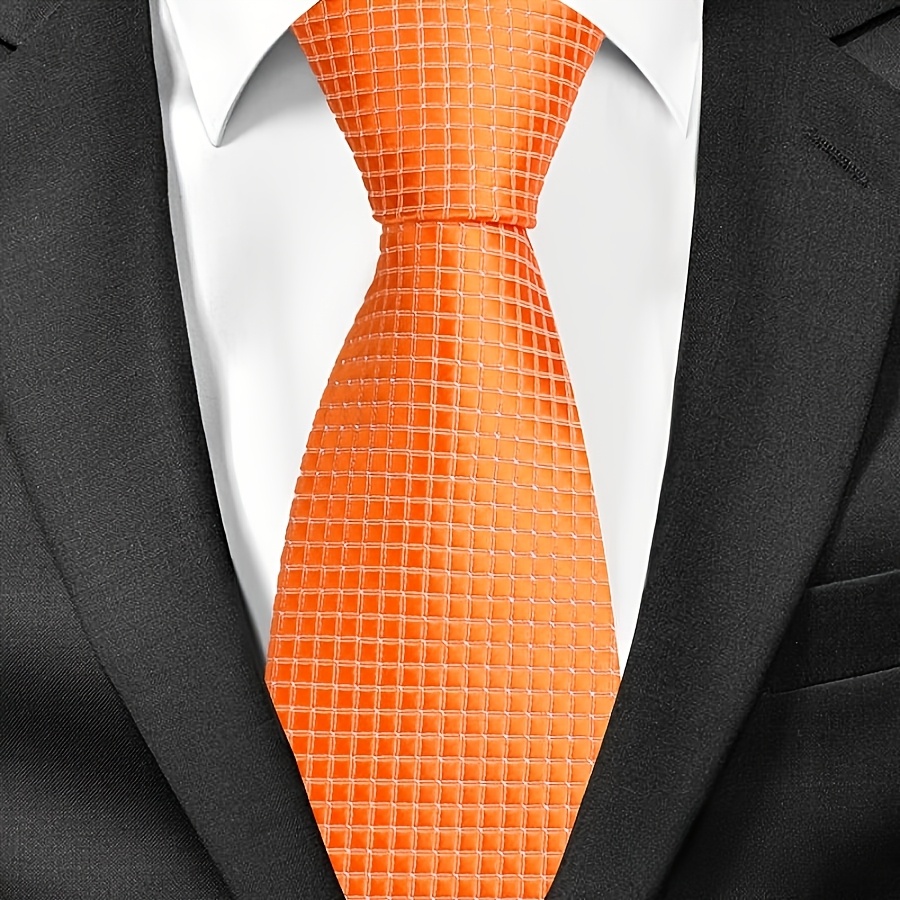 TEMU 1 Handmade Rose Red Silvery Thread Tie Suitable For Men's Wedding, , Leisure, And Street Use