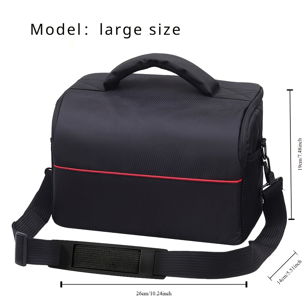 TEMU Stylish Digital Dslr Camera Shoulder Bag - Photography Gear Bag, Suitable For , , And Other Brands