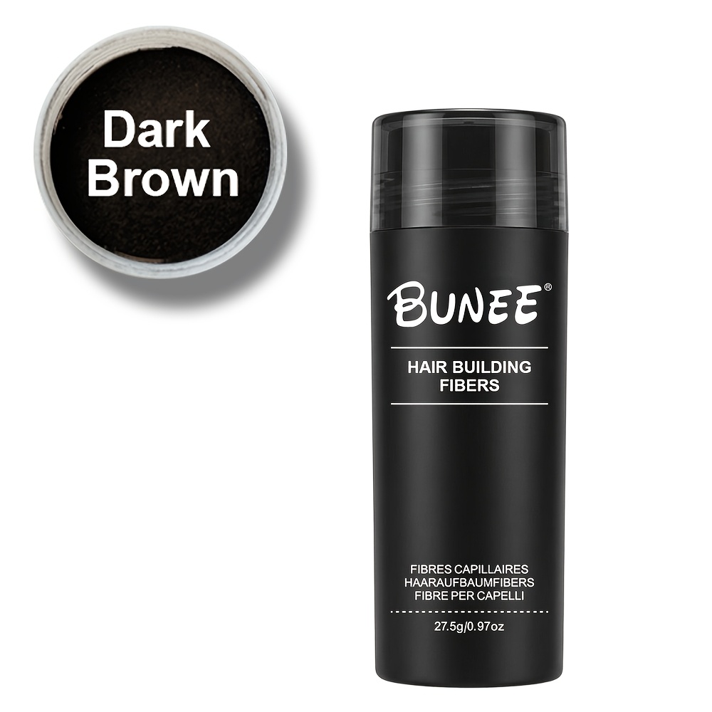 Image of Bunee Hair Fiber Powder 27.5g 1pc - Natural, Fine, And Fresh, Instantly Adheres, And Partings, Visually Increases Hair Volume, Suitable For Men And Women.