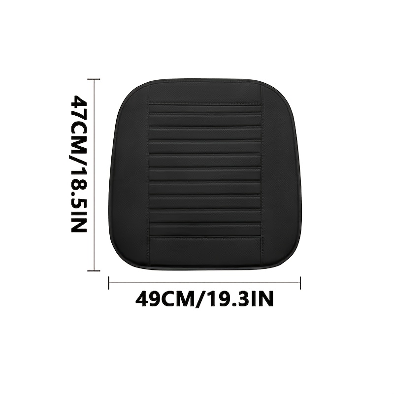 edge wrapping comfortable car front seat covers seat protectors anti slip   seat cushion covers for auto with faux leather Product details 3