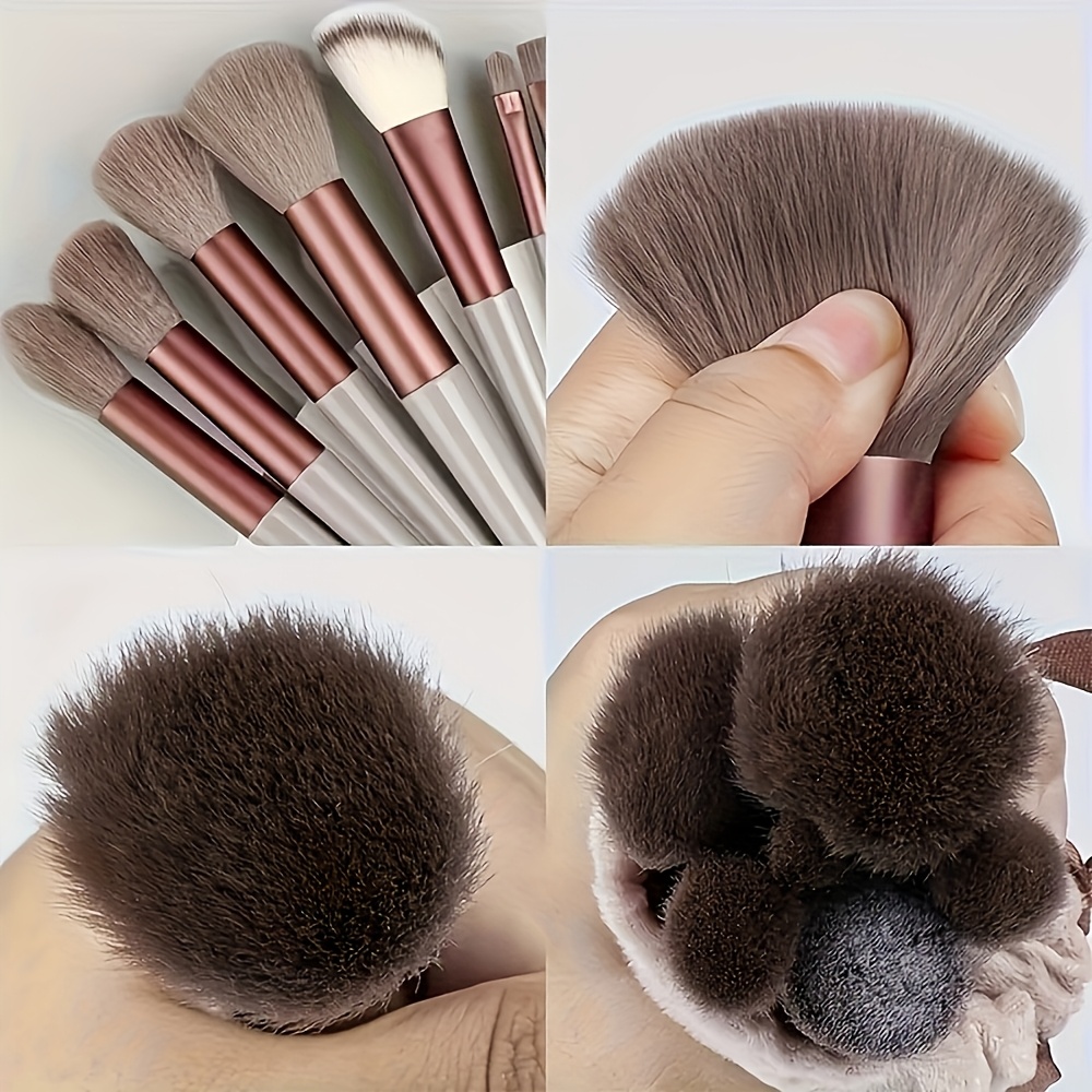 13  makeup brush set soft   ethically made brushes for eye shadow foundation bb cream concealer blush powder and blending   womens   routine Product details 2