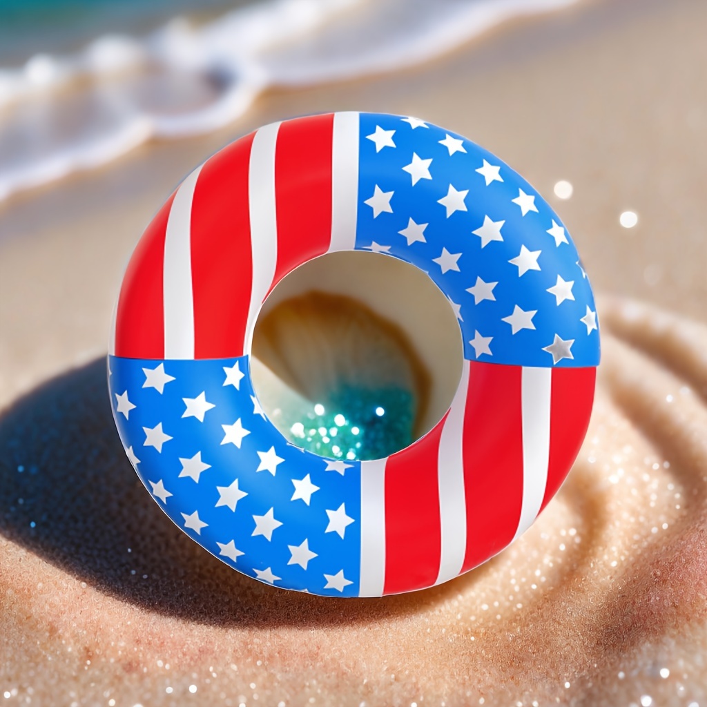 Inflatable Swimming Pool Floating Tube American Flag Design - Temu
