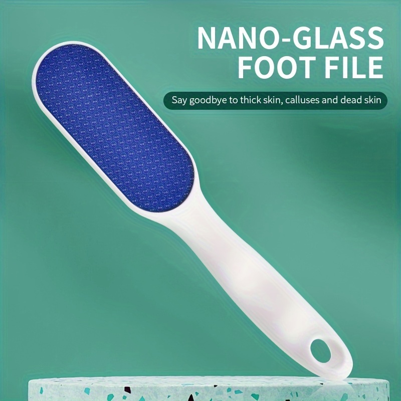 

Painless Glass Foot File - Callus & Dead Skin Remover, Pedicure Tool For Smooth Feet,