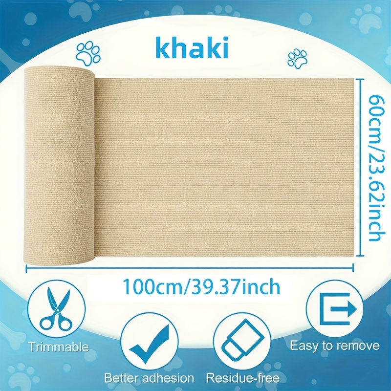 TEMU Cat Scratching Mat Cat Scratcher Furniture Wall Replacement Scratch Pad Versatile And Durable Cat Scratching Board, Interactive Pet Cat Climbing