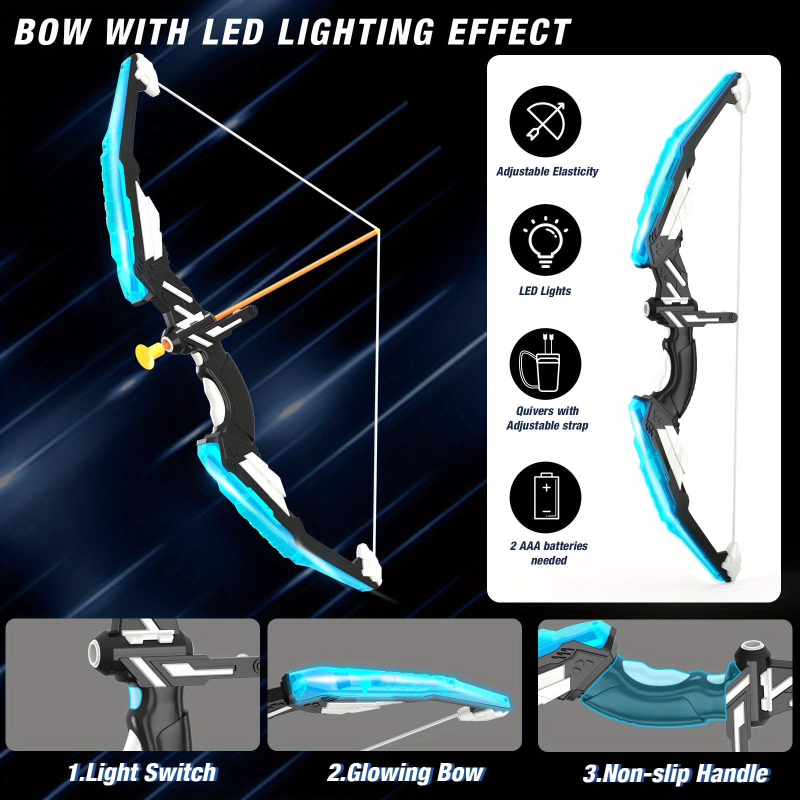 2 Pack Kids Bow And Arrow with 29