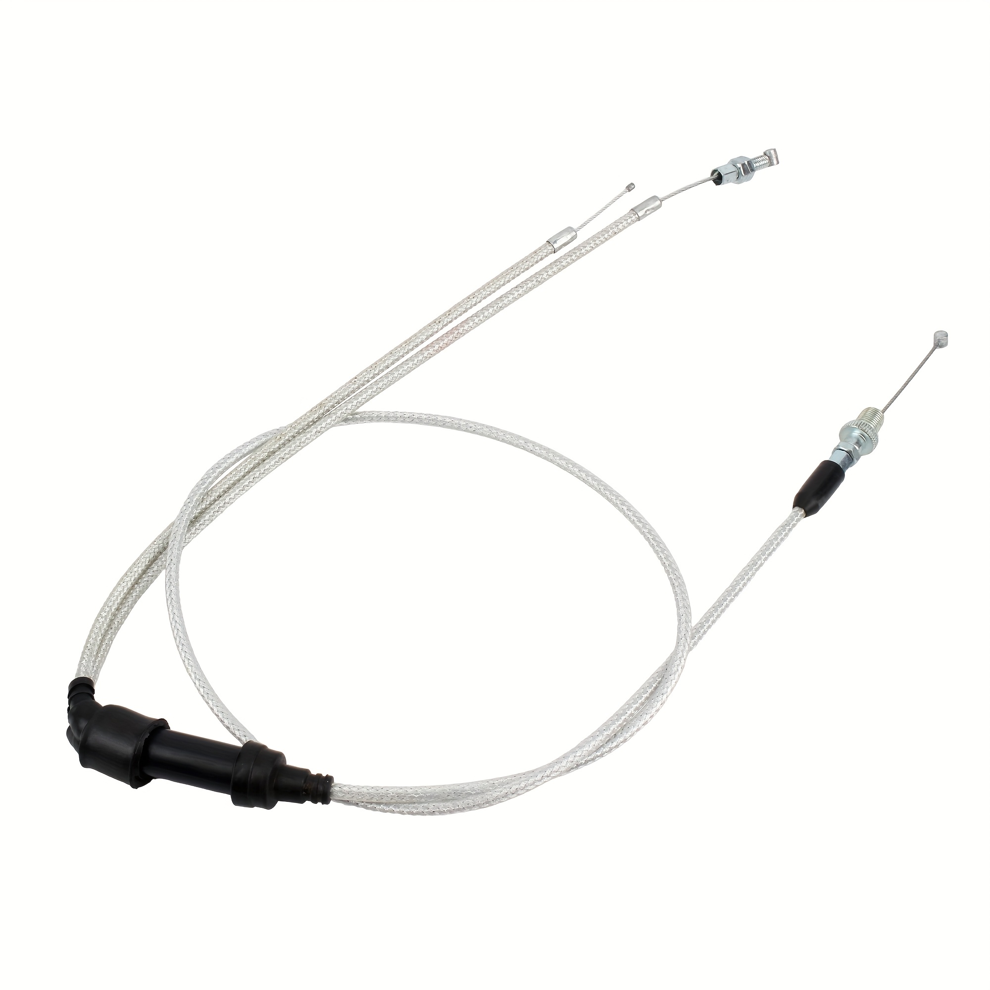 TEMU Motorcycle Throttle Handle Dual Gas Throttle Cable For Keihin Pz30mm Carburetor For For Kawasaki Atv Dirt Bike Accessories