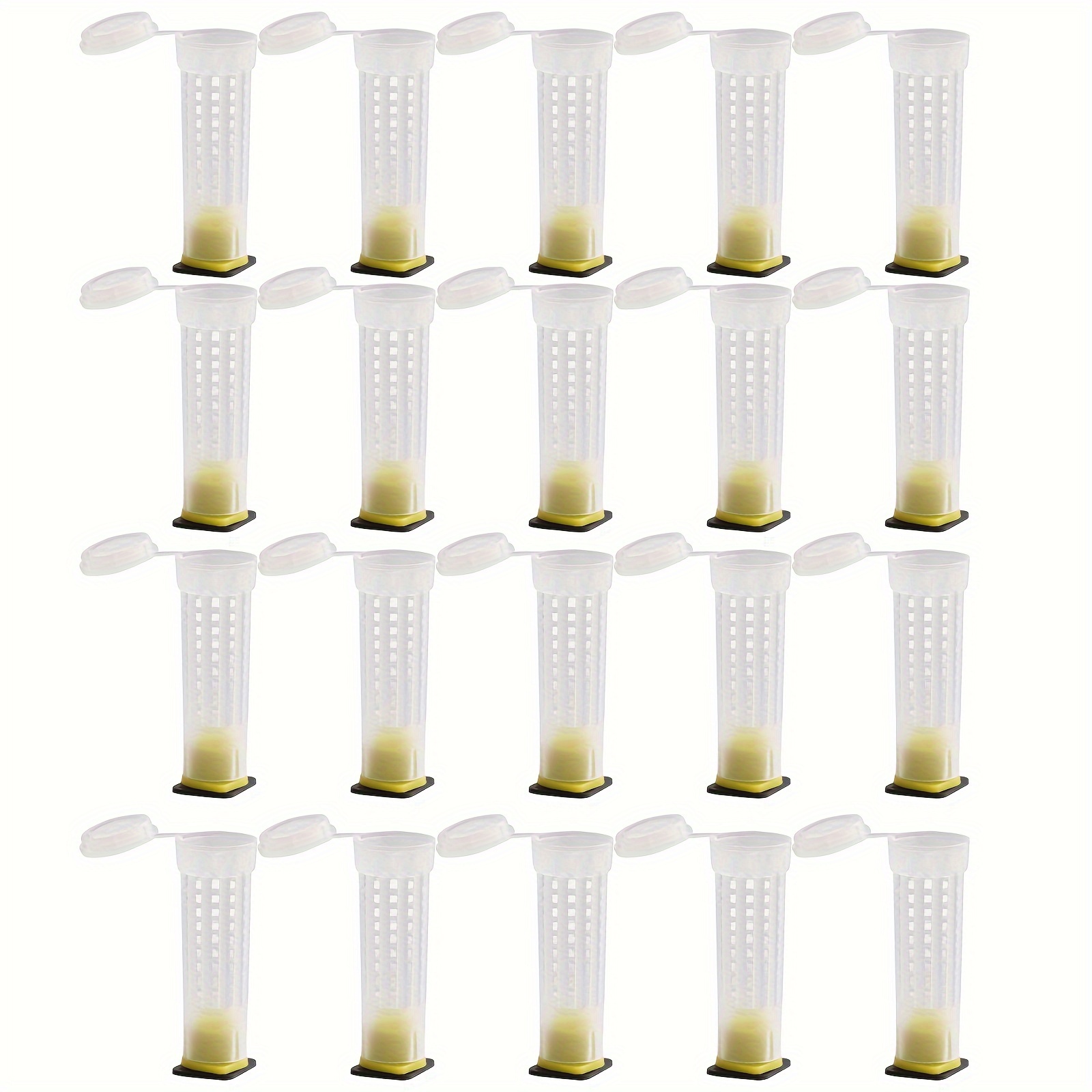20pcs Beekeeping Rearing Cup Queen Bee Roller Cage Beekeeping Equipment Insects Tools