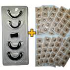 100 magnetic stickers 4 nose clips 1 magnetic retrieval device nasal expansion external nasal patch nasal inhalation magnetic nasal band nasal breathing expander suitable for men and women