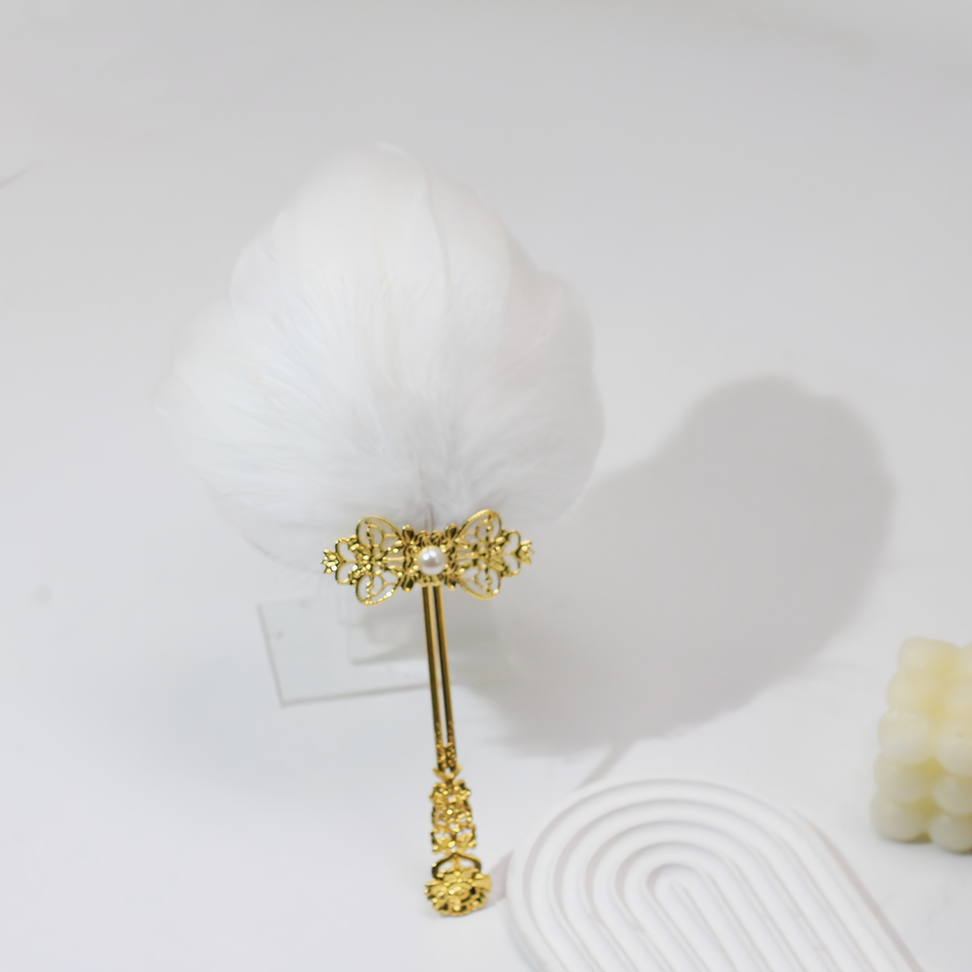 TEMU 1 Vintage Hand Fan, An Elegant Fan Suitable For Weddings, Formal Events, And Stage Performances