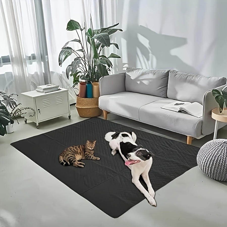 TEMU Easy To Pad, Reusable Pad, Dog Pad, Large Dog Skin Pad, Extra Large, Dog Specific Training Pad, Pad 70in * 70in (1 Pack), Black