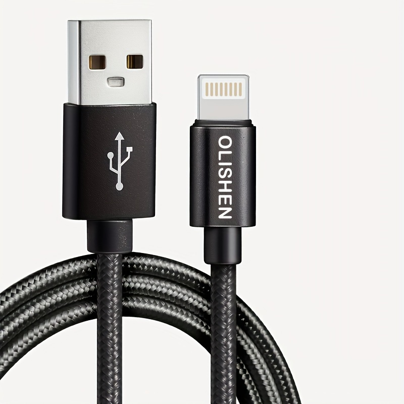 Fast Charging Usb Cable, Nylon Braided Durable & Flexible Data Cable, For Iphone 14/13/12/11/se/x/8/7/6/5 And Ipad