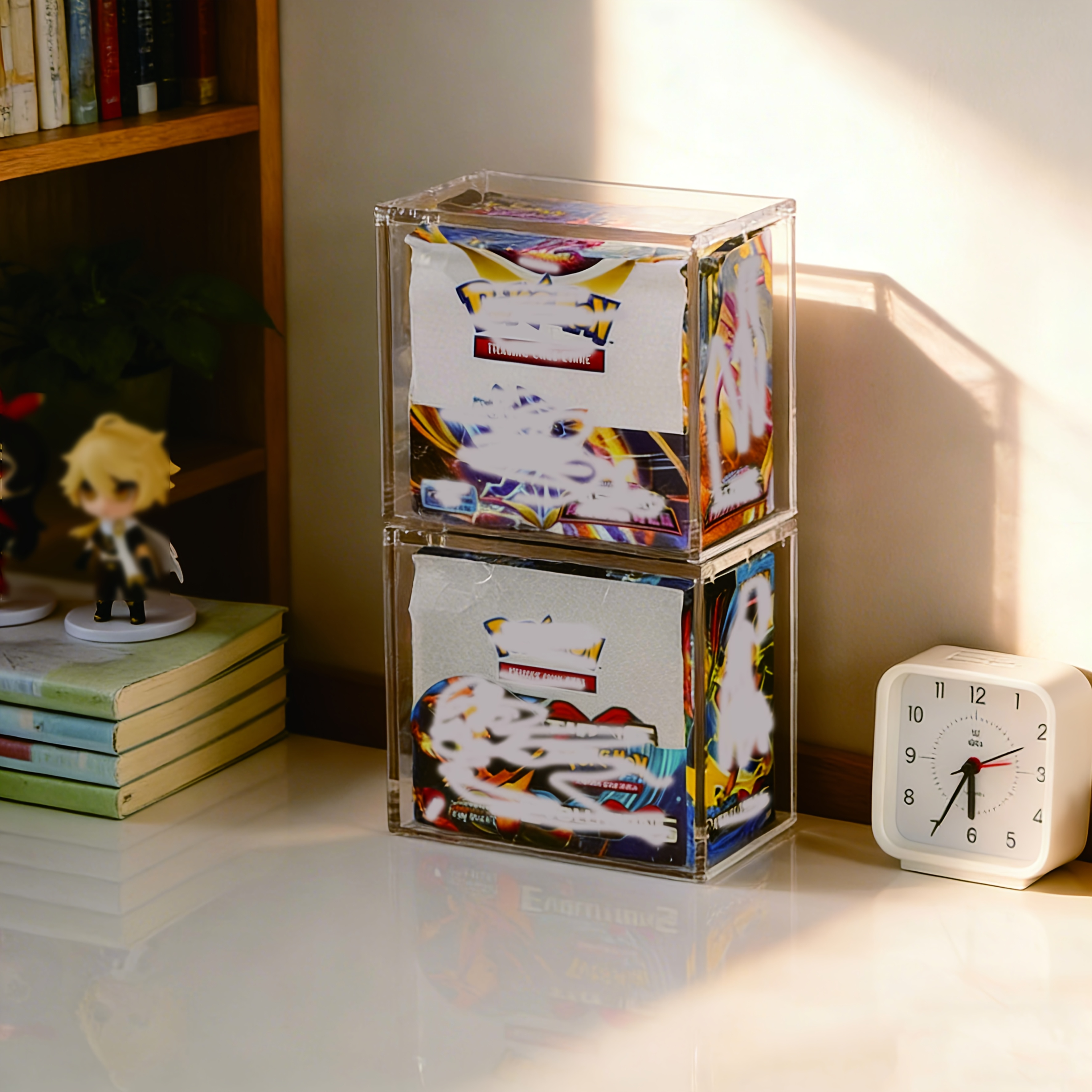 19 9 16 8cm magnetic acrylic display case clear dustproof showcase for figurines collectibles and toys multiple sizes   contemporary style no power needed toy storage box   case transparent material toy storage box