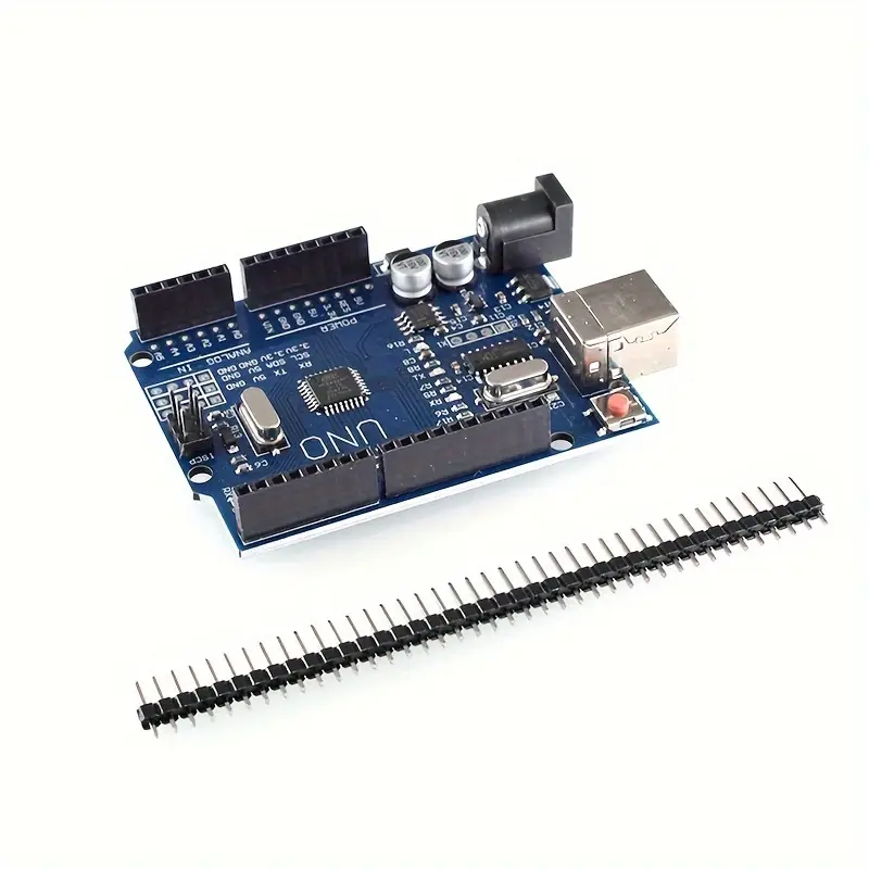 3 placas de desarrollo r3, microcontrolador 328p-au, versión ch340g, compatible con ide, cable usb y cabezales de pines de 2,54 mm, montaje en pcb, de cobre, conexión rápida, fuente de alimentación de 36 v, no batería Detalles del producto 2