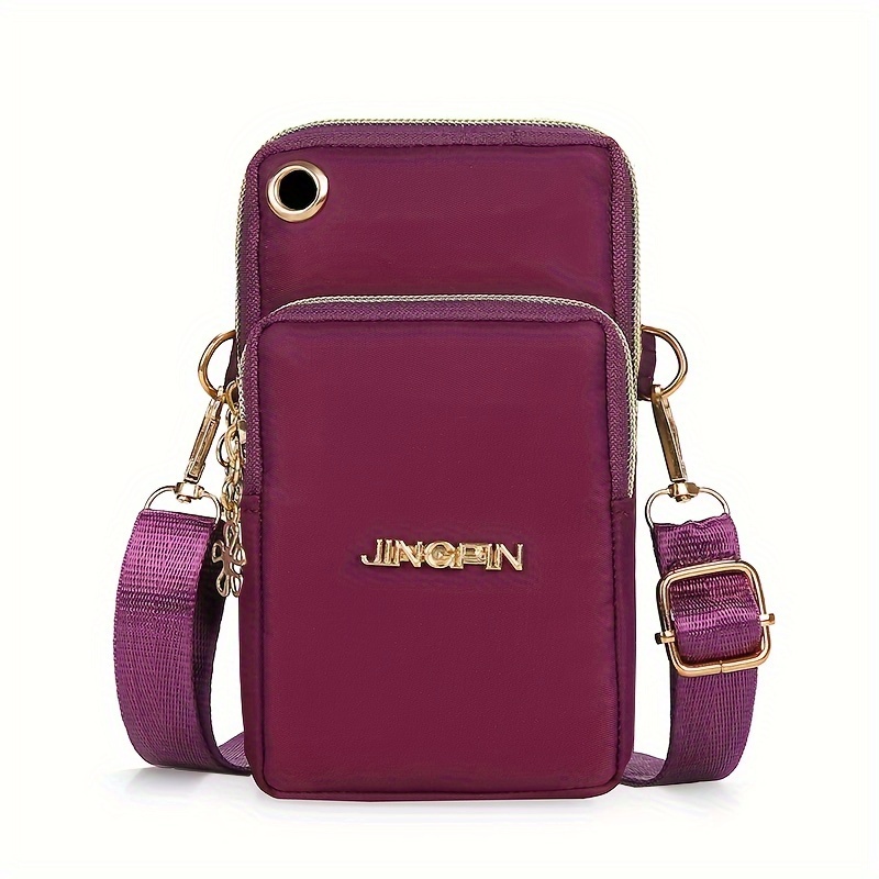 

Multi Layer Mobile Phone Bag, Outdoor Sport Armband Bag, Lightweight Mini Crossbody Bag & Wristlet Coin Purse