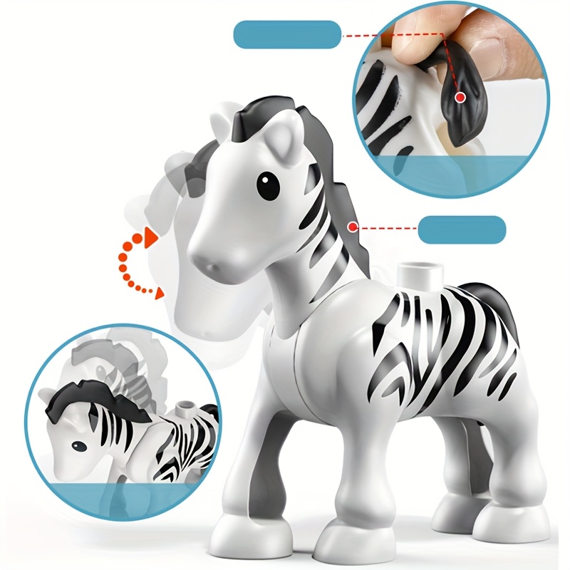 25pcs Big Building Blocks Animals Set for Kids Party Gift