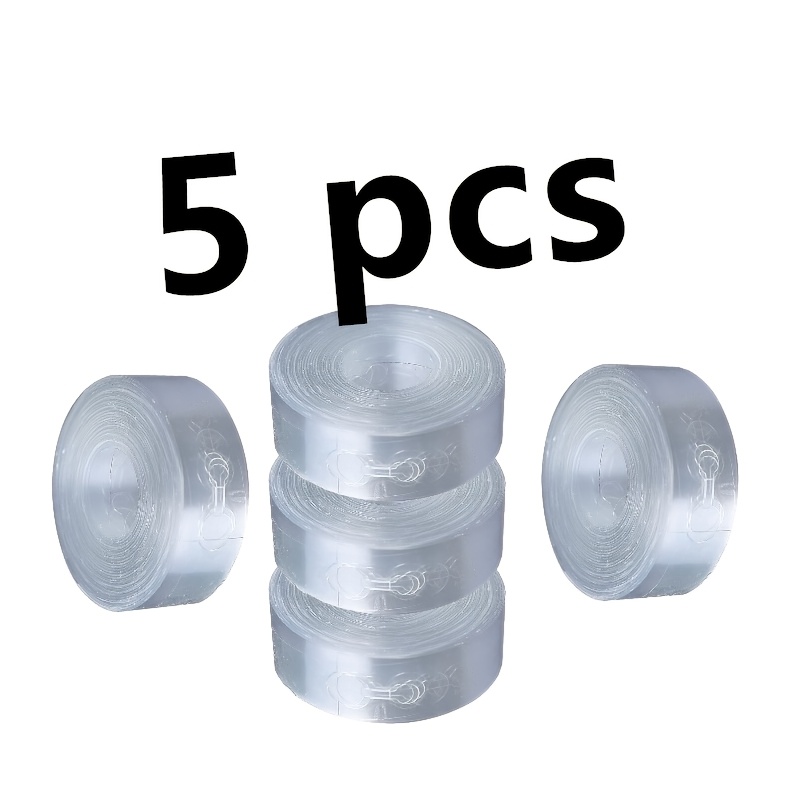 TEMU 5 Rolls Of Plastic Balloon Chains, Each 5 Meters Long, Balloon Garland Strips, Balloon Adhesive Chain Fasteners, Double-hole Balloon Arch Ties,