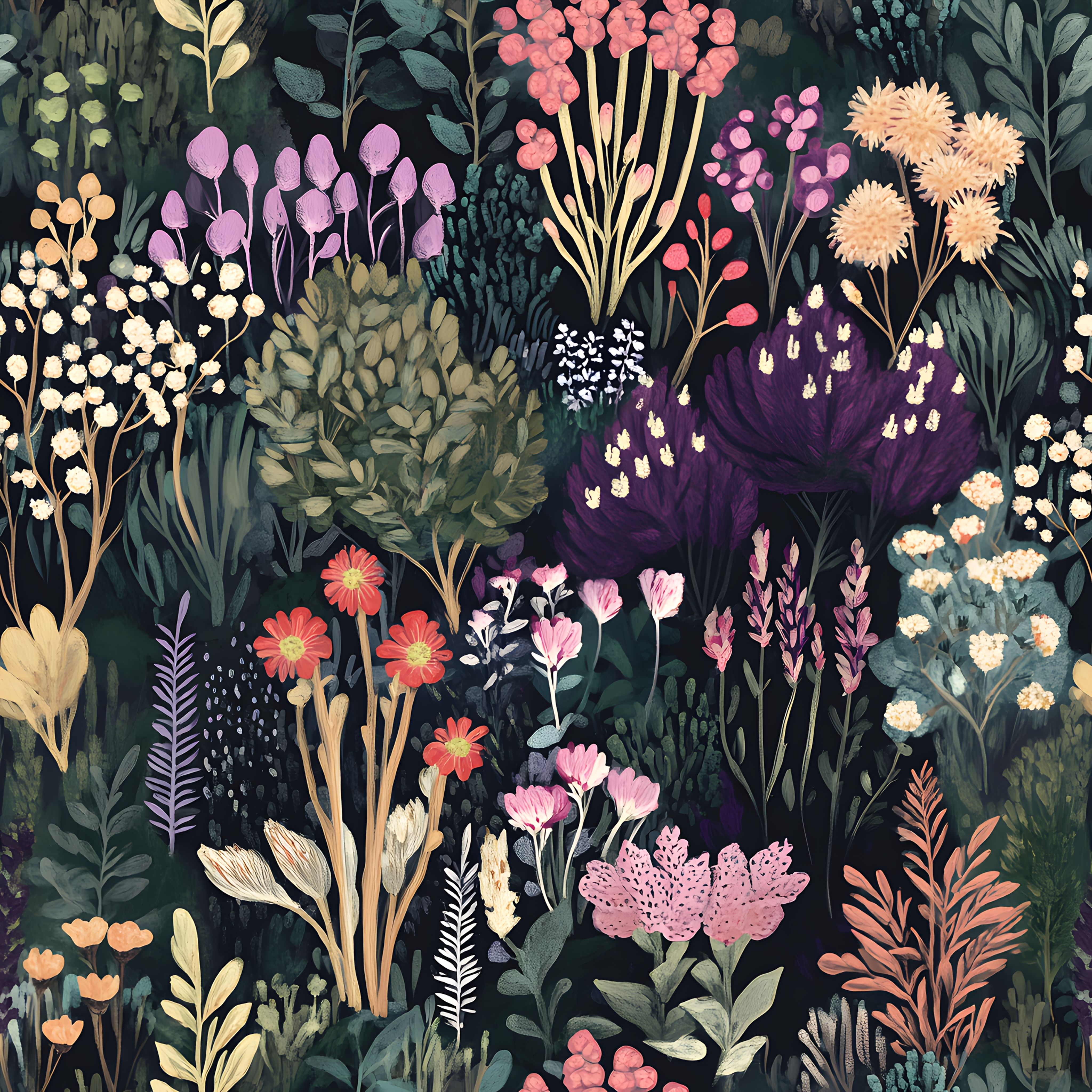 floral wallpaper sold on Temu United States