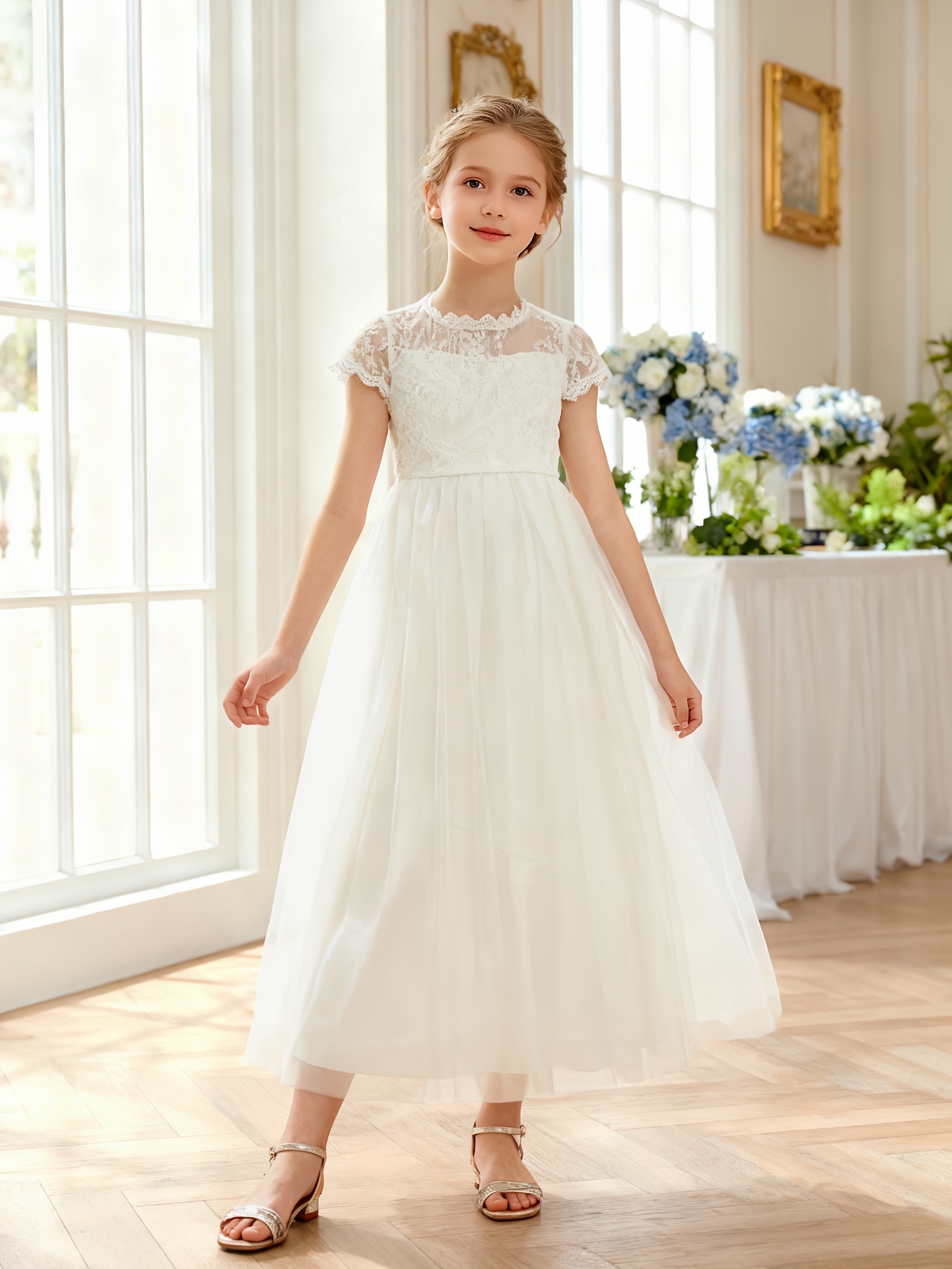 slim fit dress slacks Laser Sequins Sweetheart A-Line Shiny Prom Dresses for Teens, CP0817 US10 / As Pic main image 0