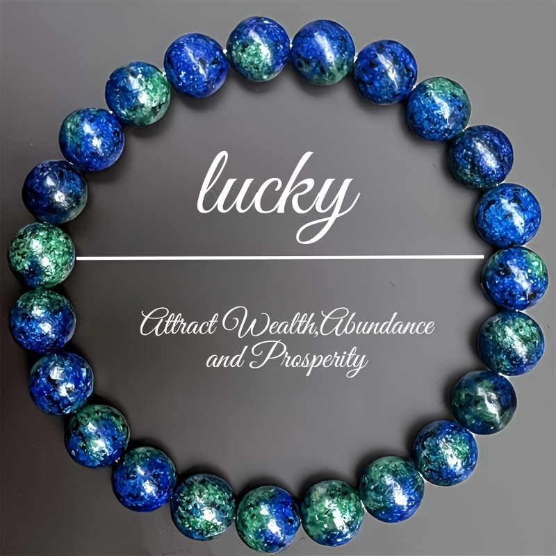 8mm Fire Agate Bracelet Natural Stone Beads Ethnic Style