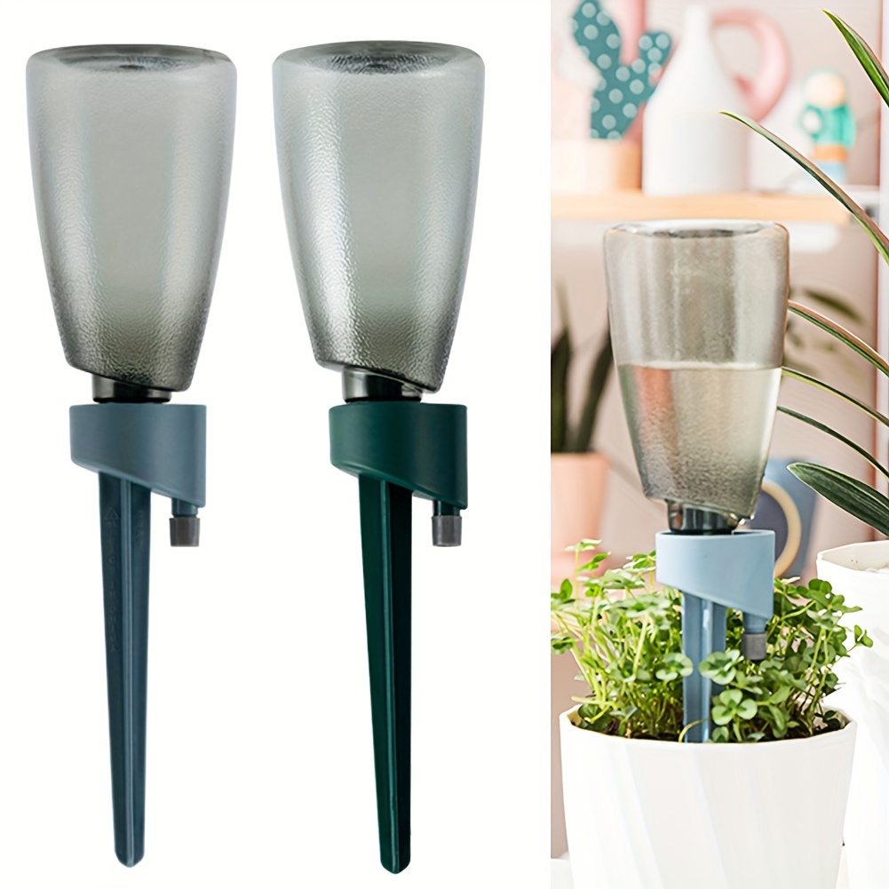 

1pc Self-watering Plant System - Automatic Drip Irrigation, Fit For Indoor & Outdoor Gardens, No Battery Needed