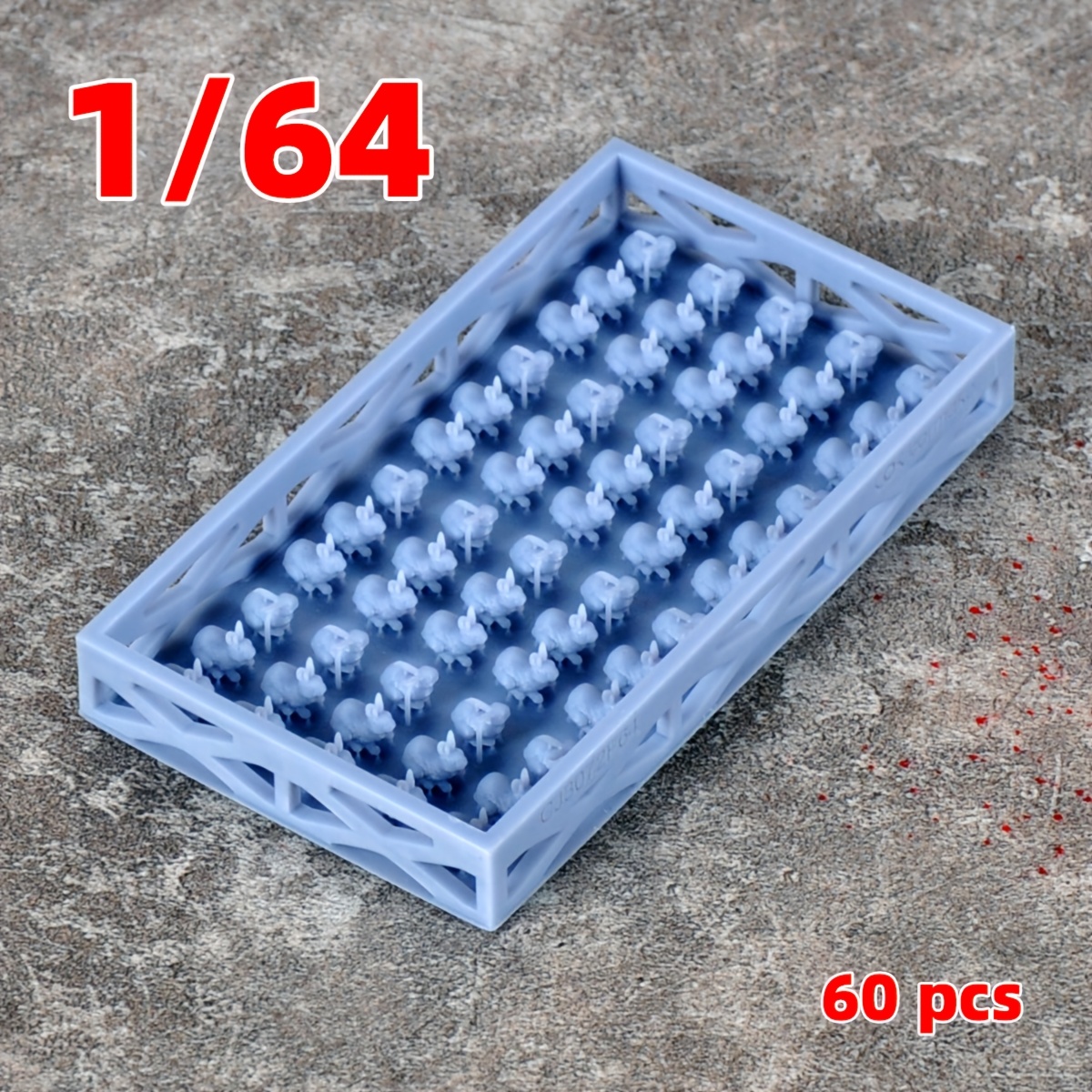 3D Printed Miniature Rabbit Model Kit