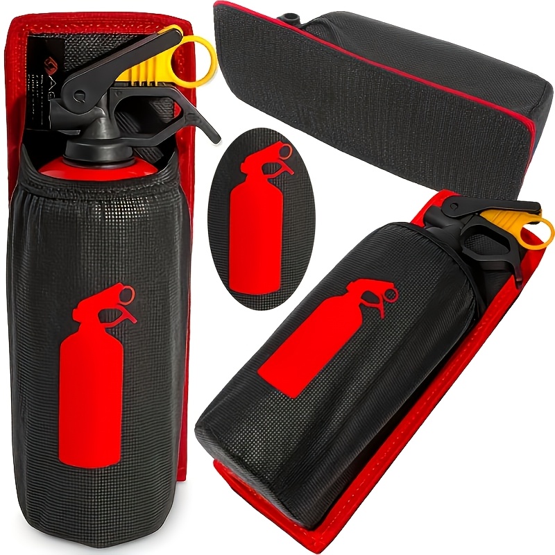 E-shop Kofferraum Organizer Auto - Robustes Oxford-Gewebe Hängesystem, Feuerlöscherhalter und Regenschirmabdeckung, Einfach zu installieren, LKW SUV