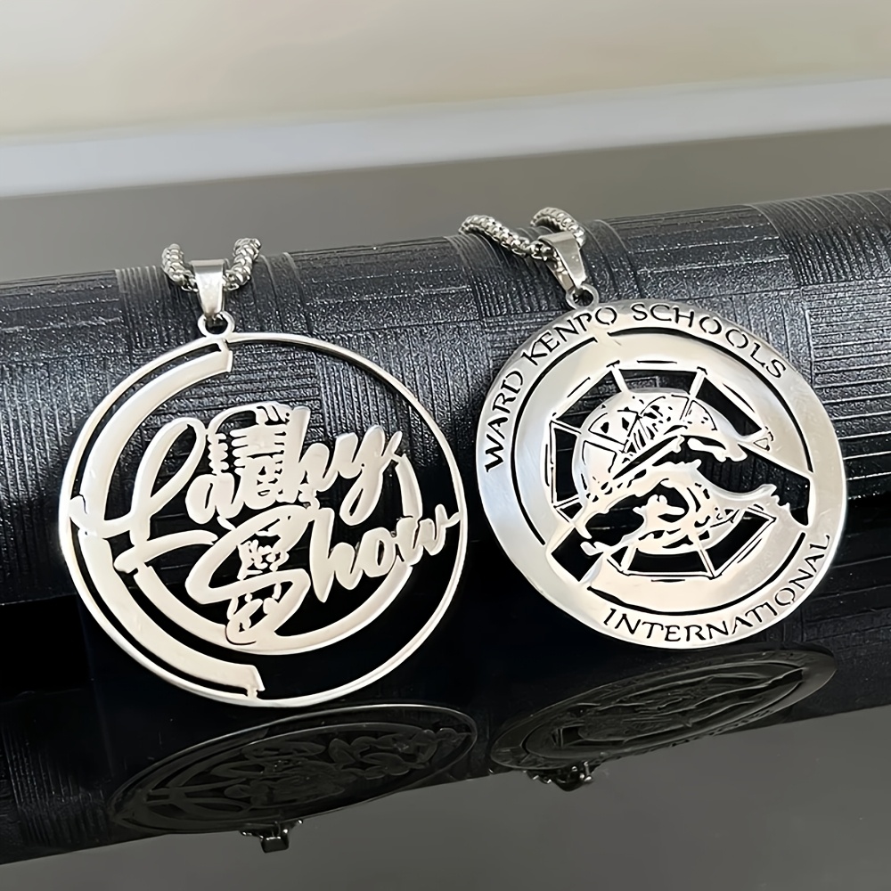 E-shop Personalisiertes LOGO-Halskette, Individuelles Foto-Anhänger mit Edelstahl Firmenabzeichen. Studio LOGO-Kette für Firmenemblem Schmuck