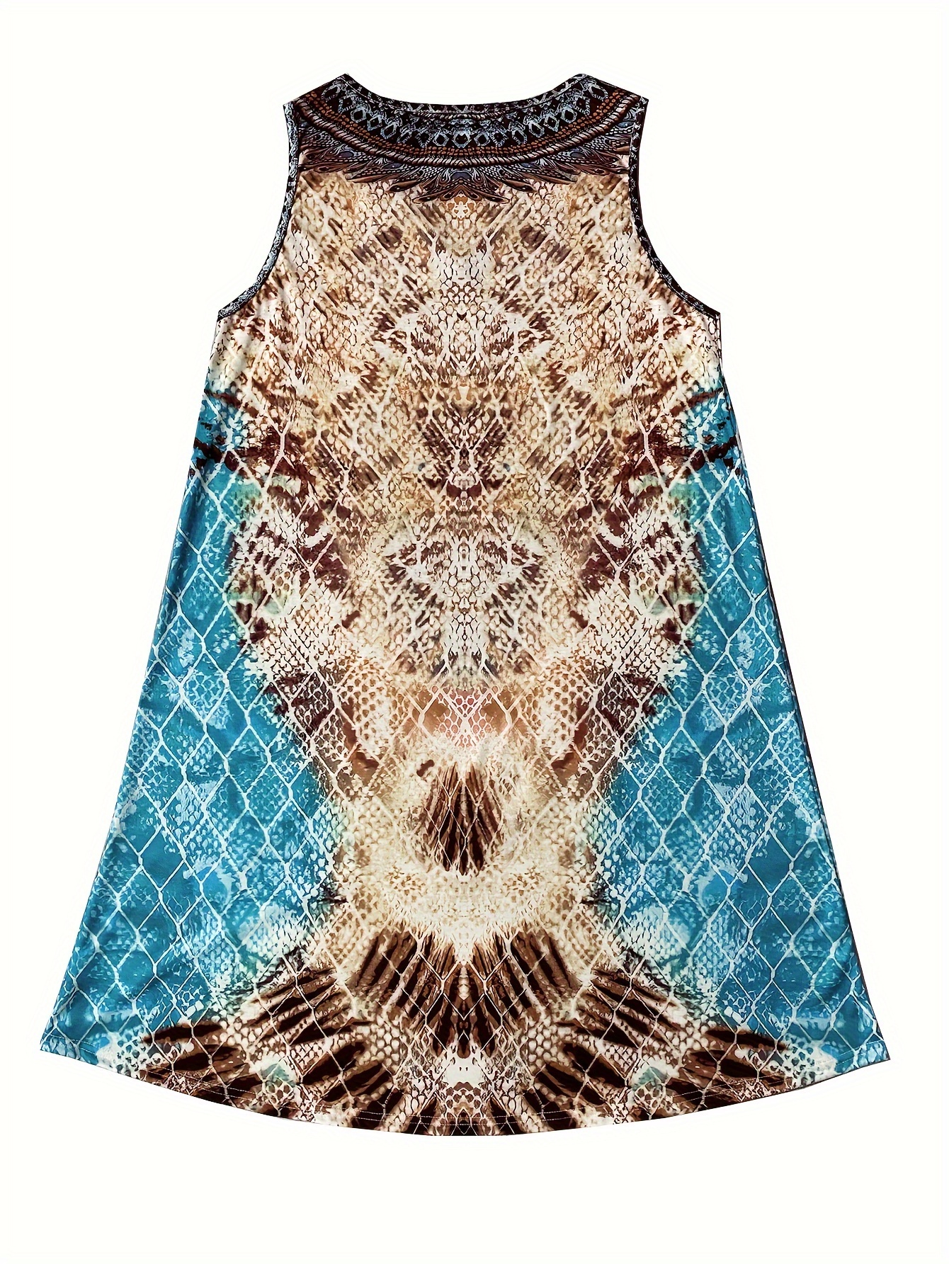 Officina della Moda Top in lino con scollo tondo