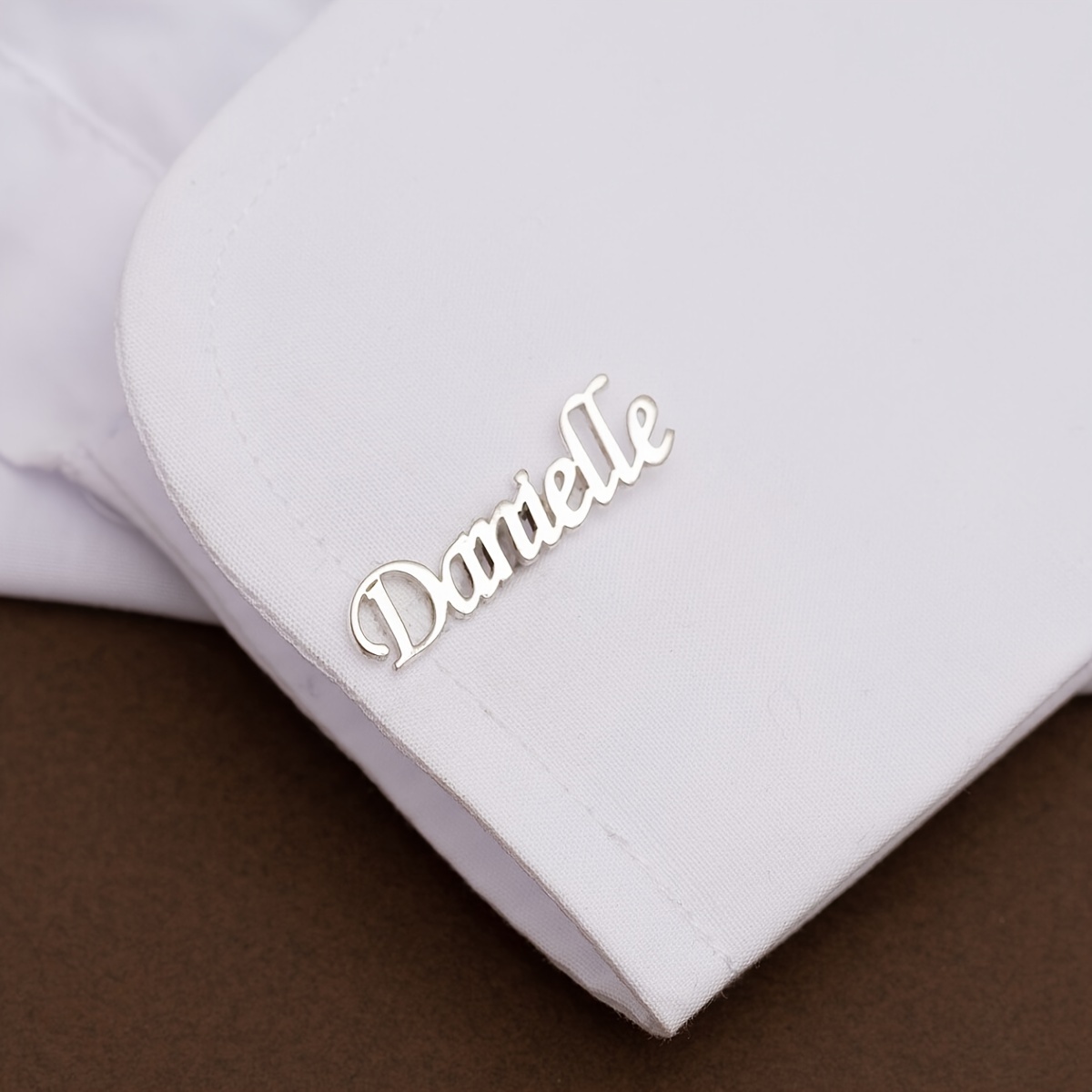 Personalized Stainless Steel Name Cufflinks