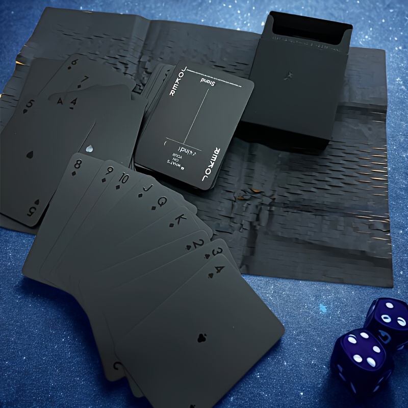 4 Decks Of Standard Playing Cards & 24 Multi-Color Dice - Complete Card Game Set For Poker, Family Gatherings & Travel Games (4pcs Adults Entertainment Kit)