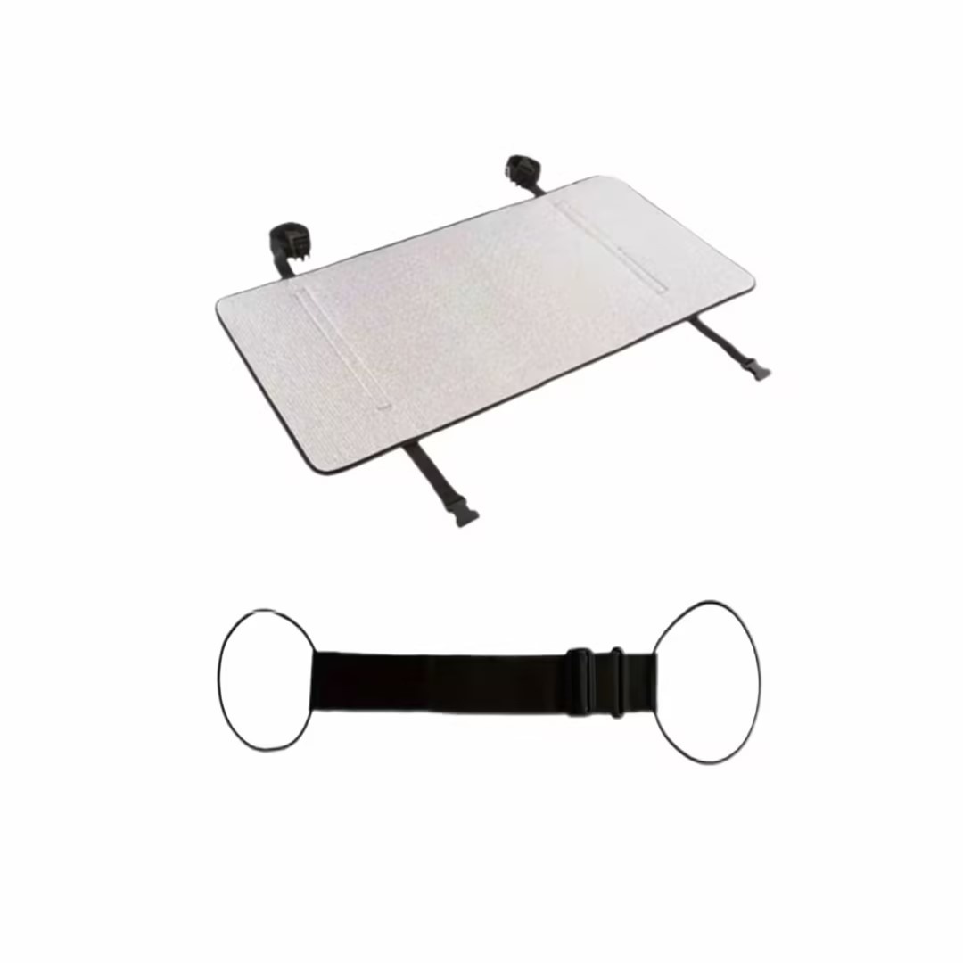 TEMU 2pcs Set: Flame-retardant Outdoor Air Conditioner Cover + Luggage Strap. The Outdoor Air Conditioner Cover Is A Universal Compressor Cover With