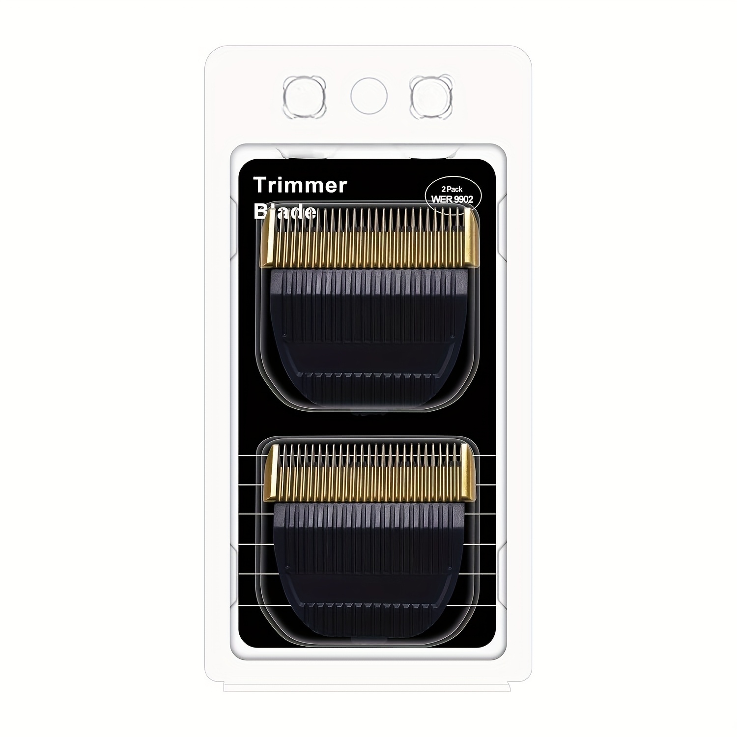 Image of 2 Pack Replacement Trimmer Blade Compatible With Panasonic Wer9902 Trimmer Blade, Fit For Er-gp80 Er1611 Er1512 Er1511 Er1510 Er1610 Er160 Er153 Er152 Er151