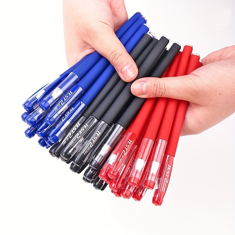 

18pcs Gel Pen Set School Supplies Black Blue Color 0.5mm Ballpoint Pen Kawaii Pen Students School Office Stationery