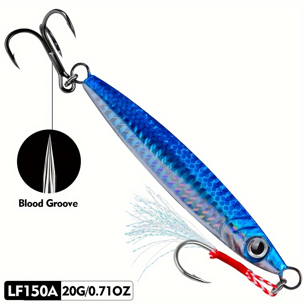 Lot De 18 Leurres De Pêche à La Mouche – Revêtement Phosphorescent, Yeux 3D, Crochet En Acier Carbone – 17 Mm, 47 G – Pour Brochet Et Pêche De Nuit