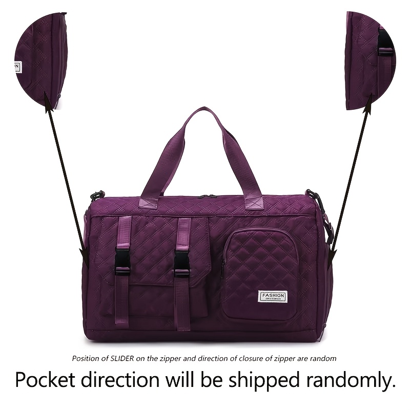 TEMU Women's Tote Bag - Spring And Summer Universal Fashion Casual Neutral Square Bag Men's Tongle Single Shoulder Crossbody Bag Handbag, Daily